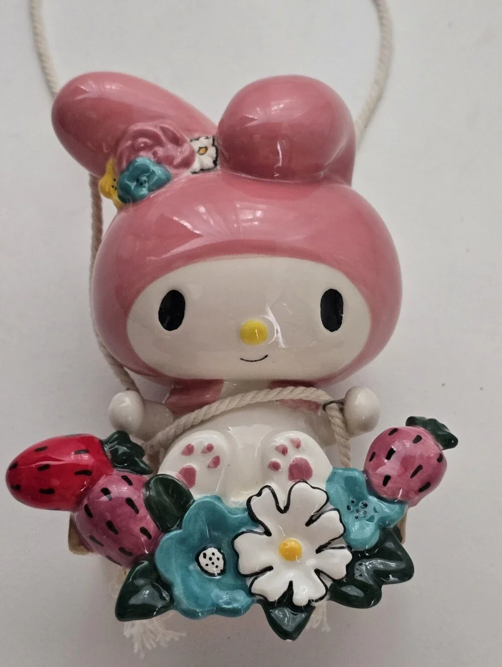 NEW Sanrio My Melody Hello Kitty & Friends Hanging Garden Swing Sculpture